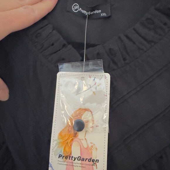 NWT PrettyGarden Eyelet Blouse XXL - Picture 4 of 6